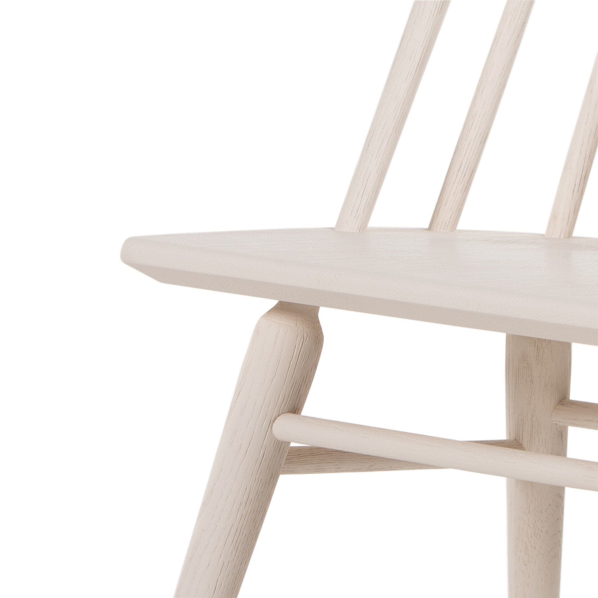 Lewis Windsor Chair - Off White Oak Solid