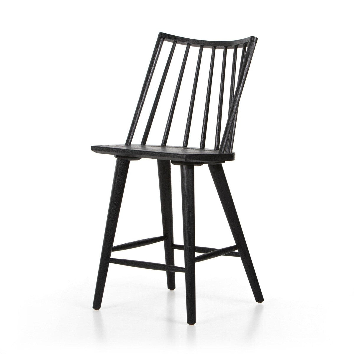 Lewis Windsor Counter Stool Black Oak - Open Box