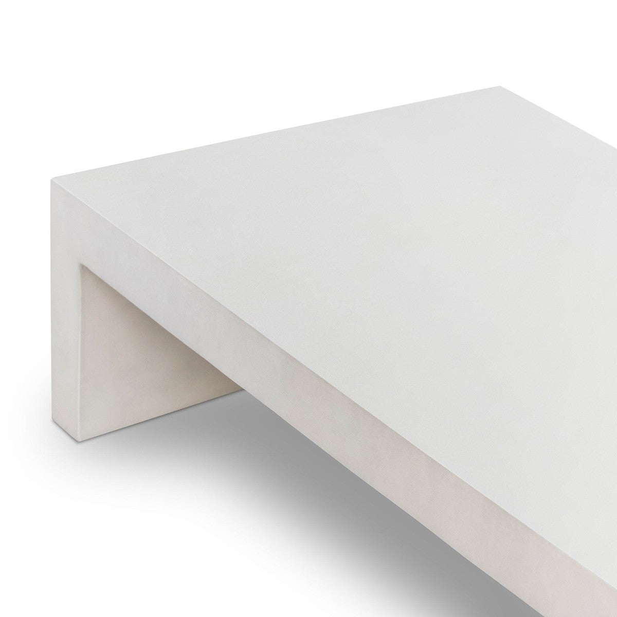 Parish Coffee Table - White Concrete