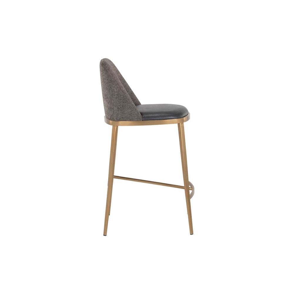 Dover Counter Stool-Sunpan-SUNPAN-107575-Bar StoolsBravo Portabella / Sparrow Grey-5-France and Son