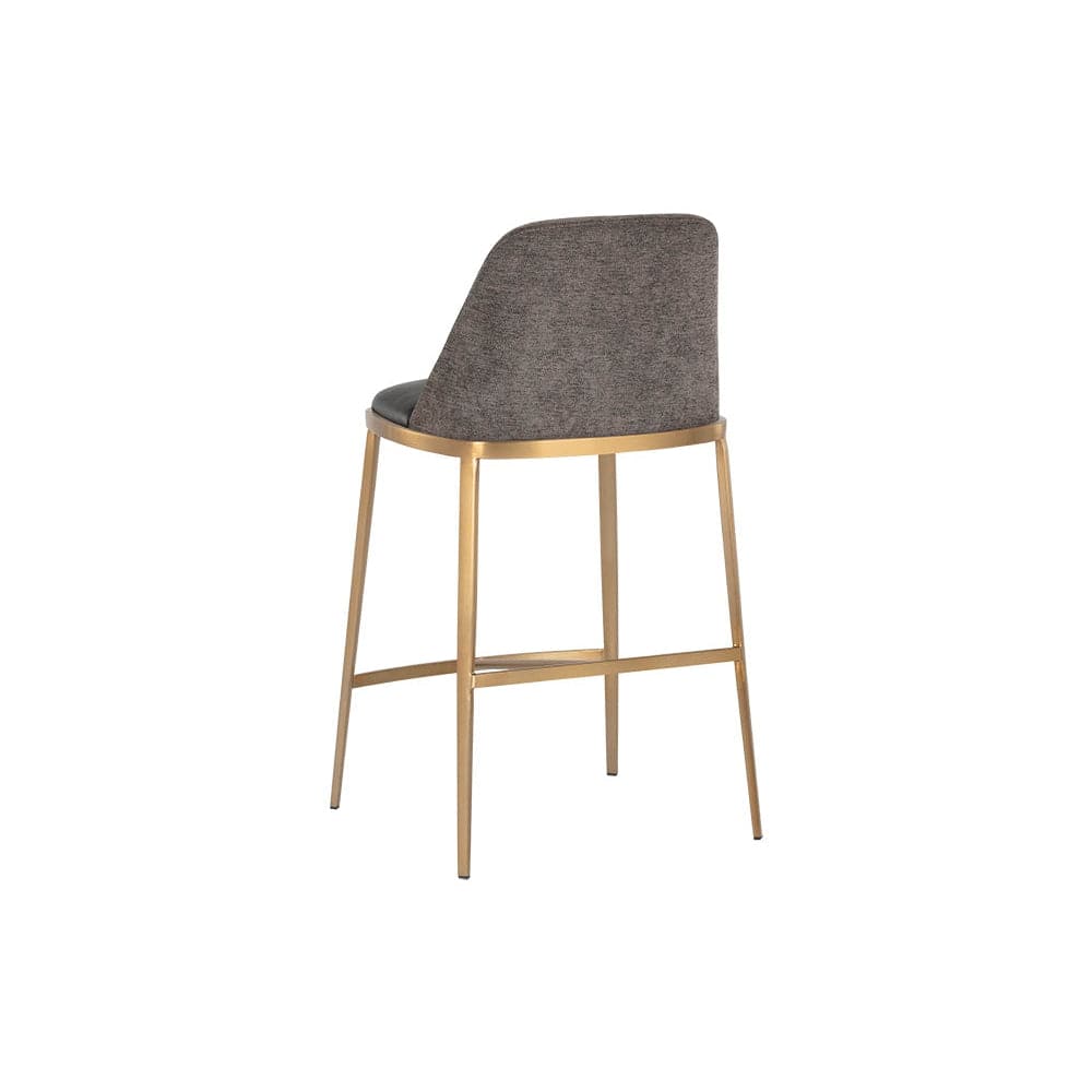 Dover Counter Stool-Sunpan-SUNPAN-107575-Bar StoolsBravo Portabella / Sparrow Grey-7-France and Son