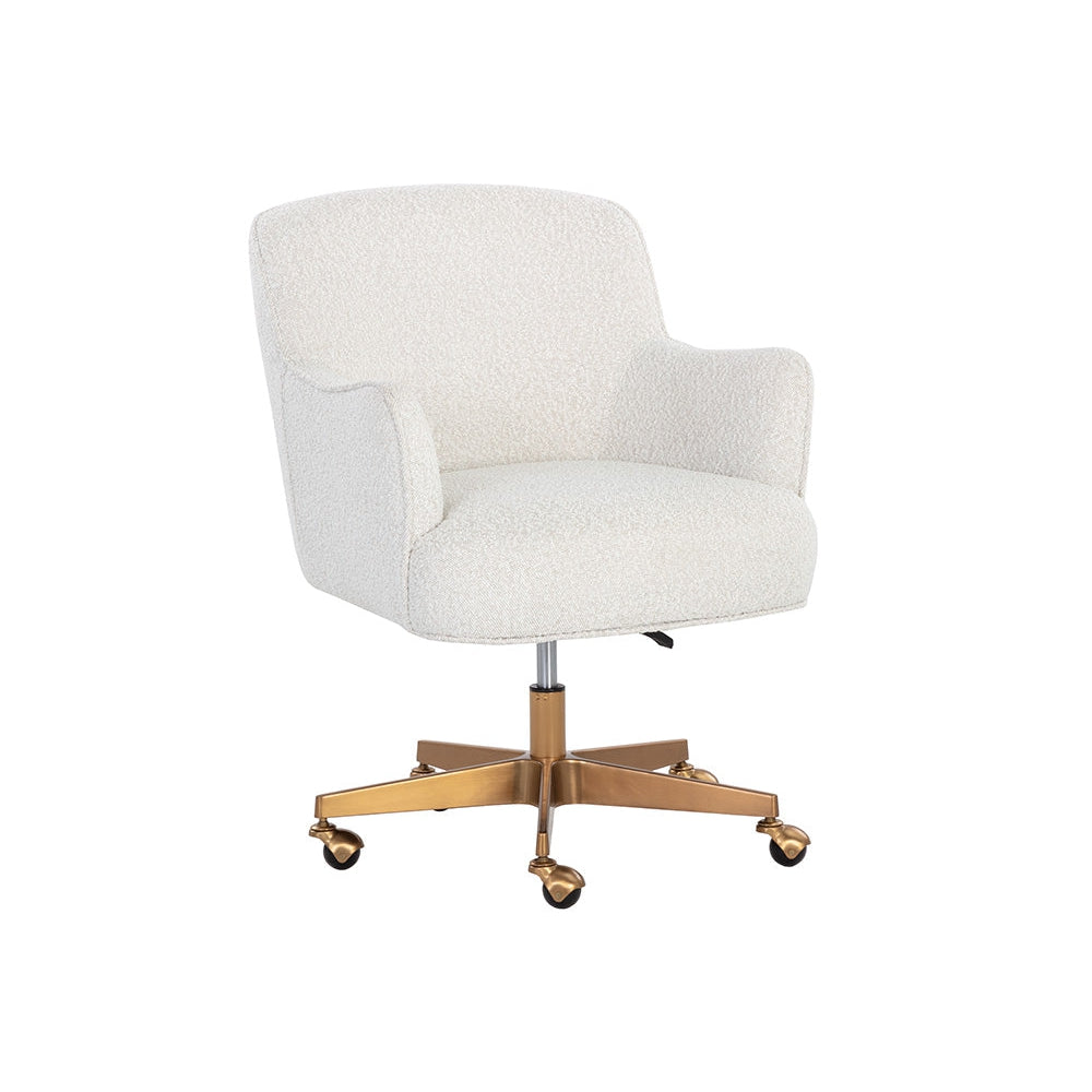 Karina Office Chair-Sunpan-SUNPAN-107854-Task ChairsCopenhagen White-5-France and Son