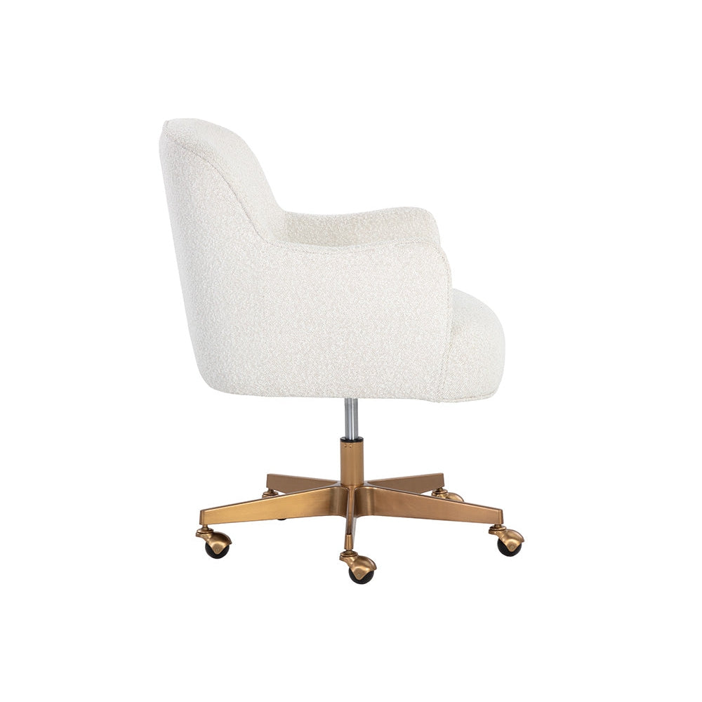 Karina Office Chair-Sunpan-SUNPAN-107854-Task ChairsCopenhagen White-7-France and Son