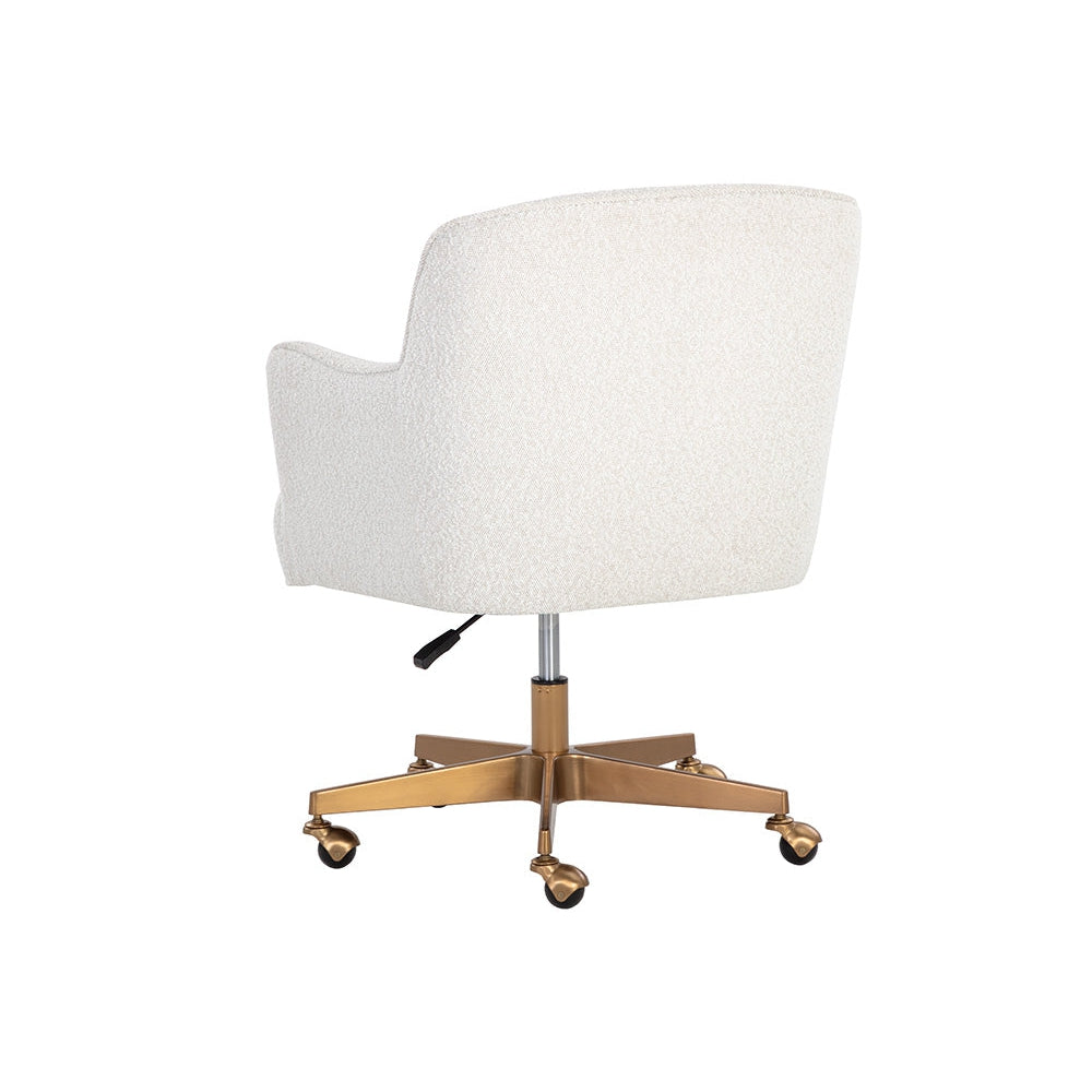 Karina Office Chair-Sunpan-SUNPAN-107854-Task ChairsCopenhagen White-9-France and Son