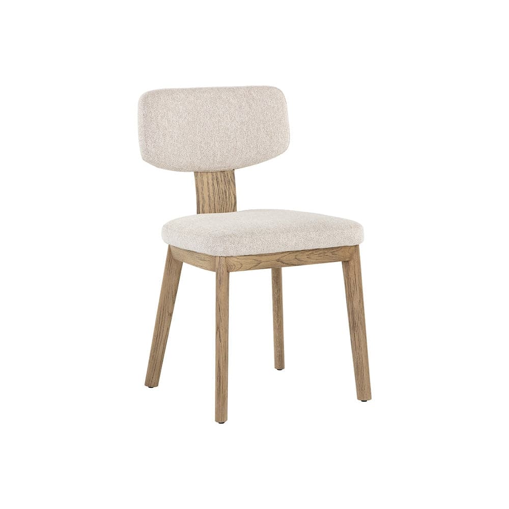 Rickett Dining Chair-Sunpan-SUNPAN-107883-Dining ChairsWeathered Oak - Dove Cream-1-France and Son