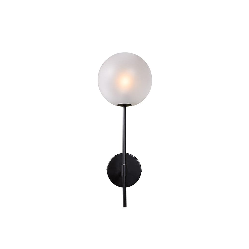 Izora Sconce-Sunpan-SUNPAN-107923-Wall SconcesBlack / Frosted-5-France and Son