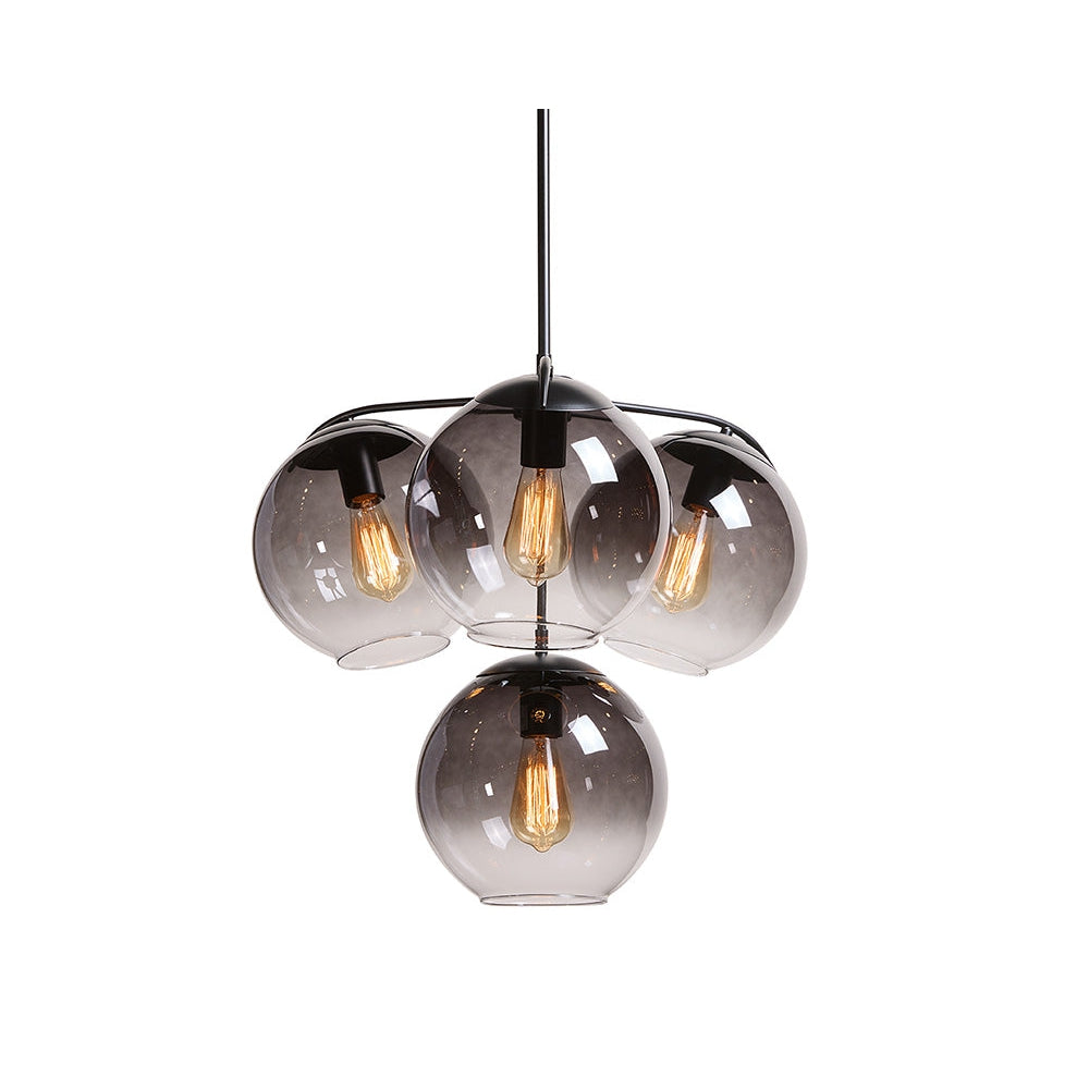 Kamara Chandelier-Sunpan-SUNPAN-107925-ChandeliersBlack-3-France and Son