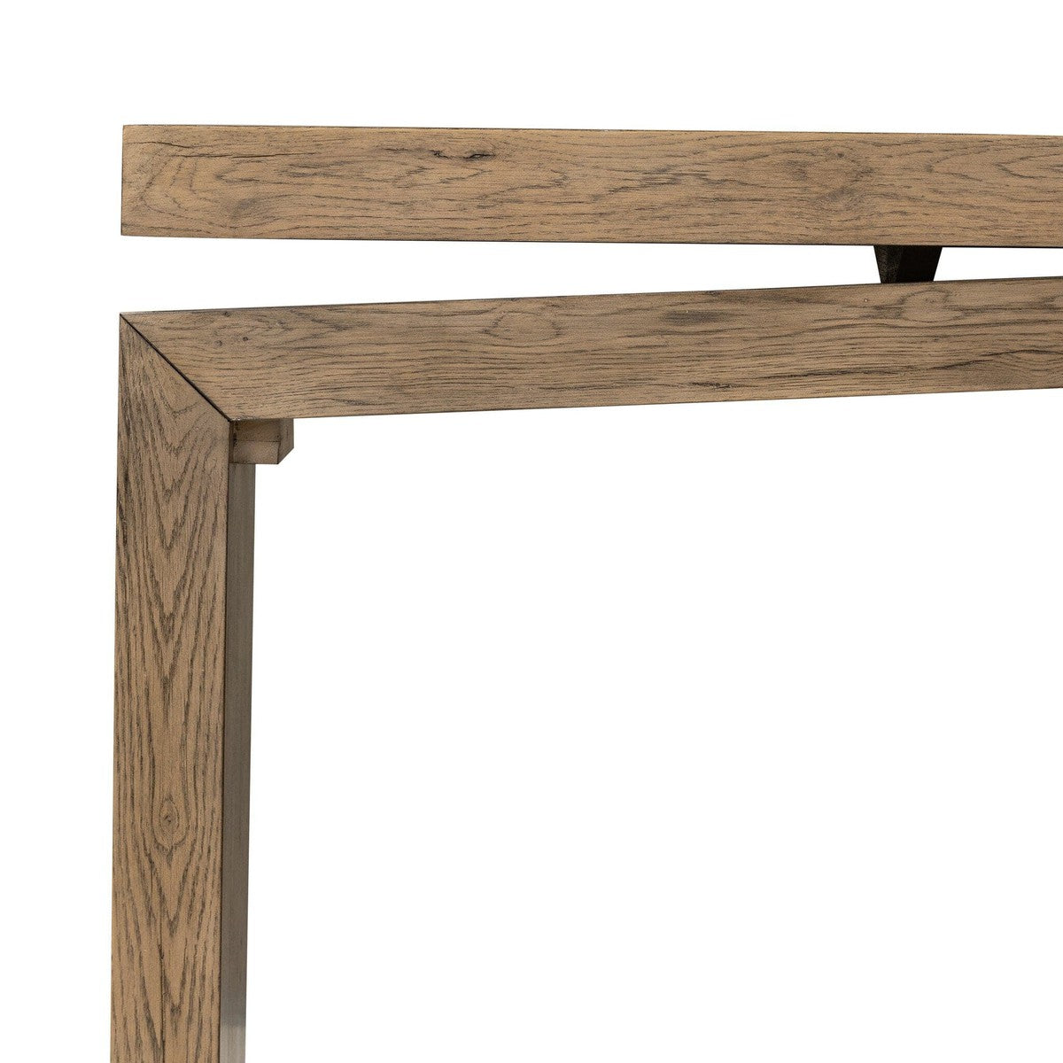 Matthes 79" Oak Console Table - Rustic Grey Veneer