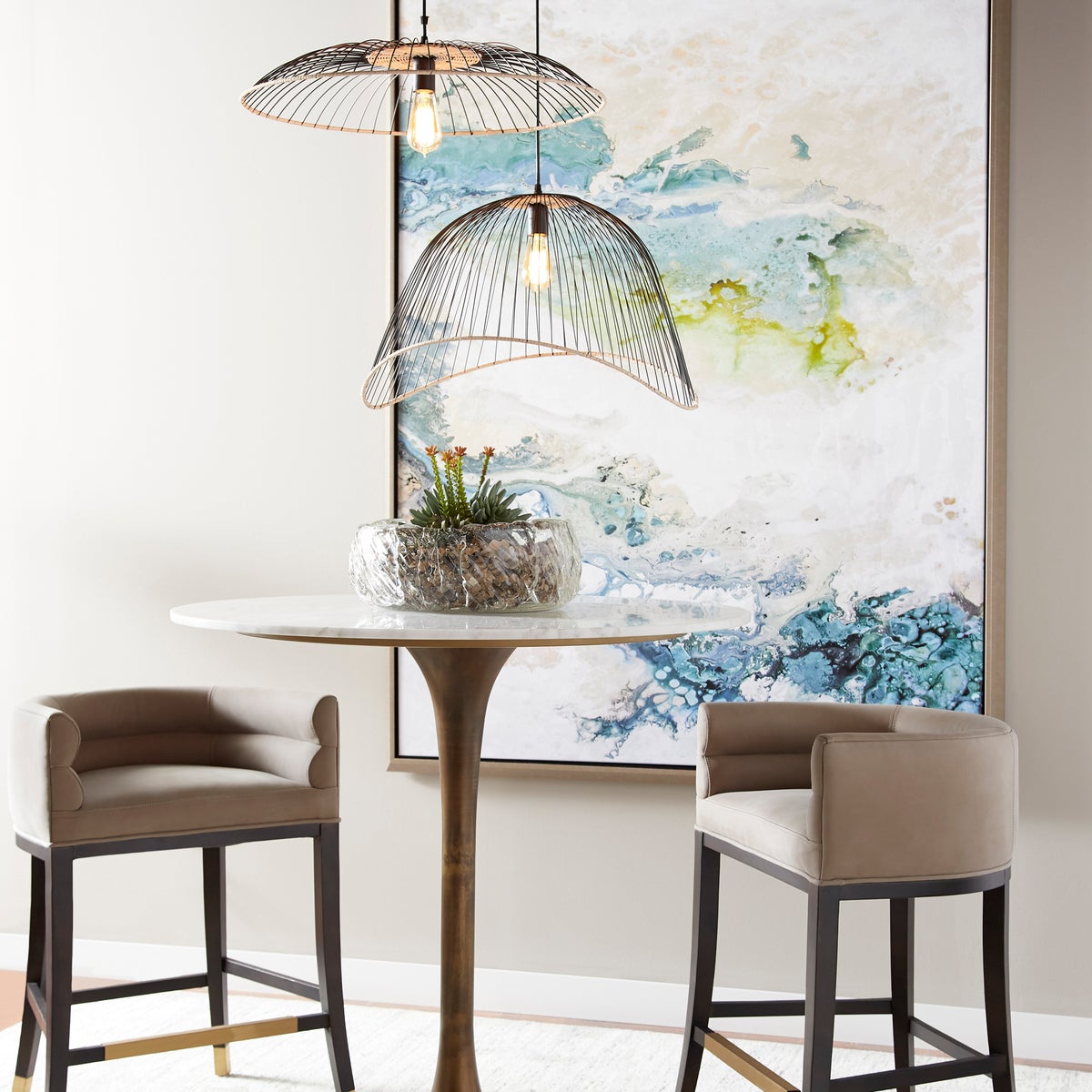 Parasol Pendant-Cyan Design-CYAN-10794-Pendants-3-France and Son
