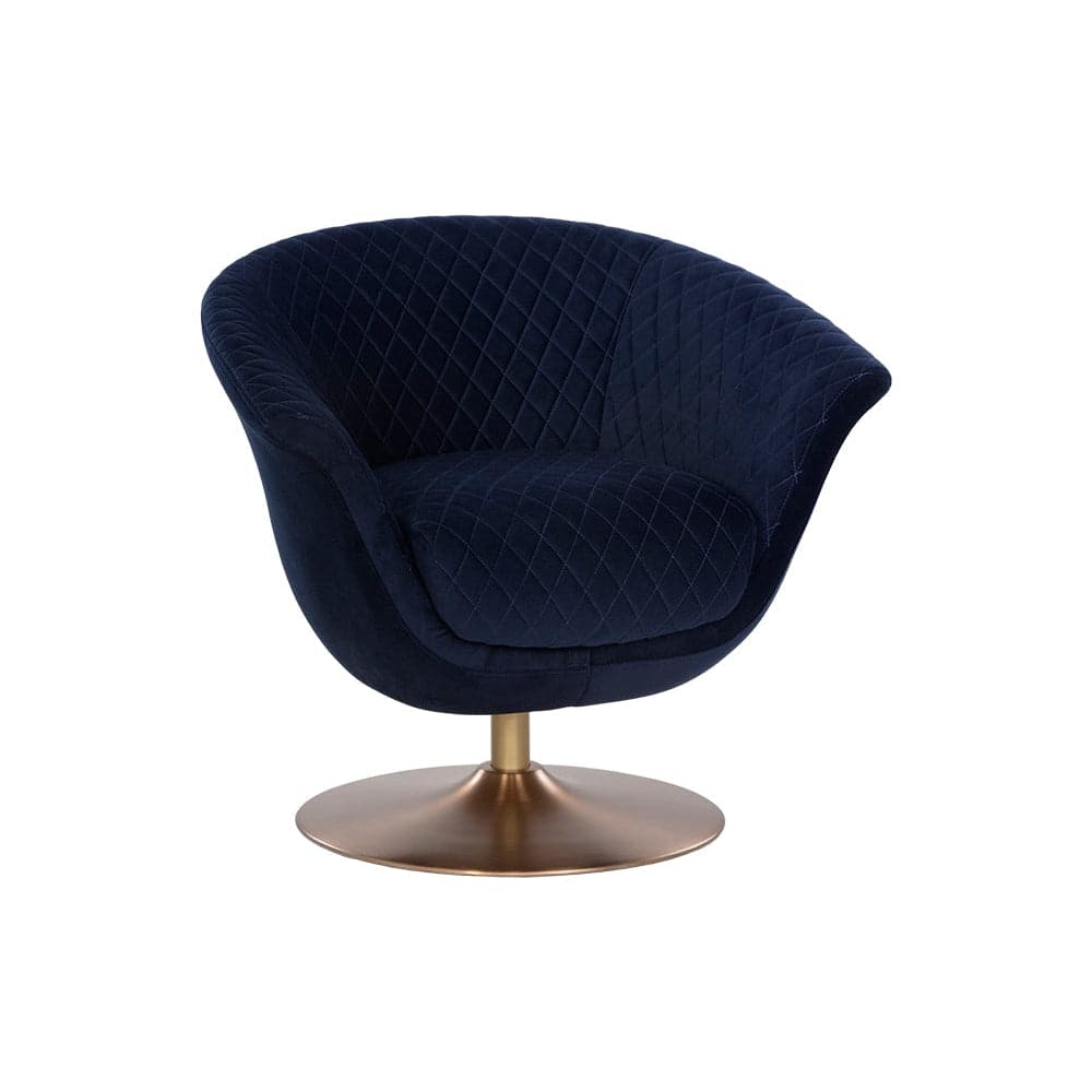 Carine Swivel Lounge Chair-Sunpan-SUNPAN-108045-Lounge Chairs-1-France and Son