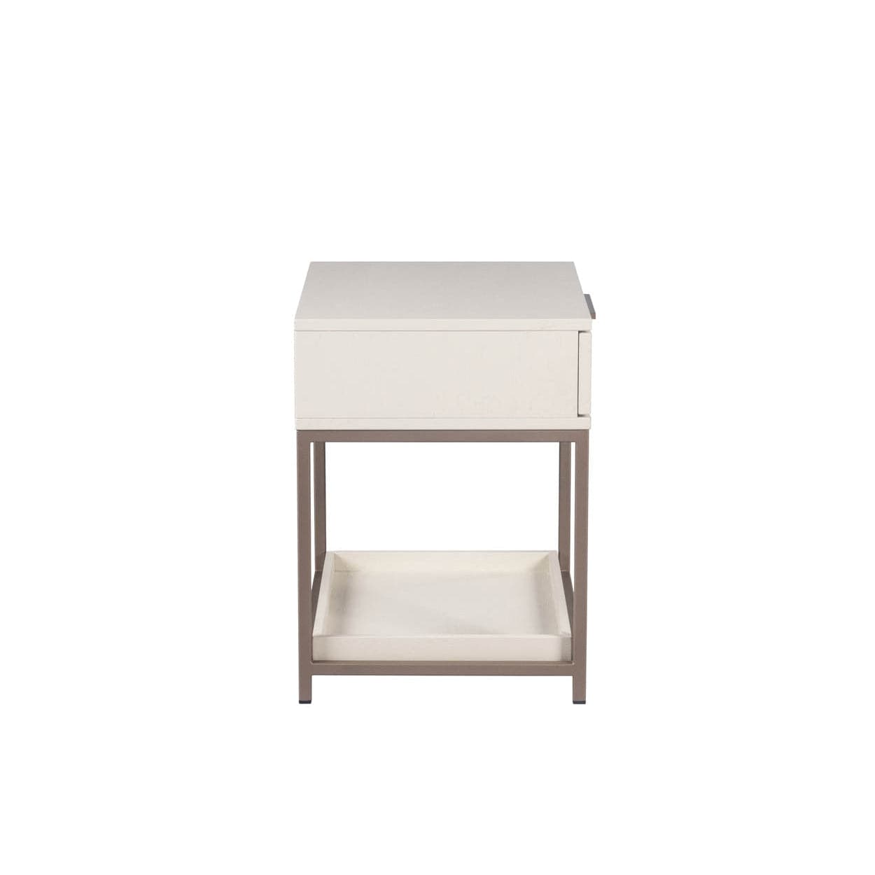 Rebel Small Nightstand-Sunpan-SUNPAN-104608-NightstandsBlack - Taupe-13-France and Son