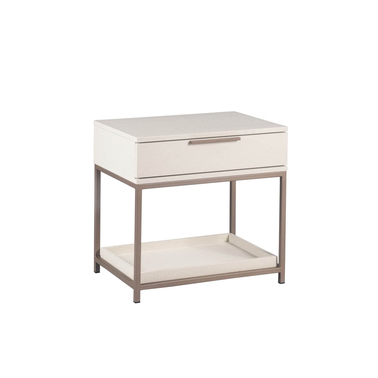 Rebel Small Nightstand-Sunpan-SUNPAN-108078-NightstandsCream - Champagne Gold-12-France and Son