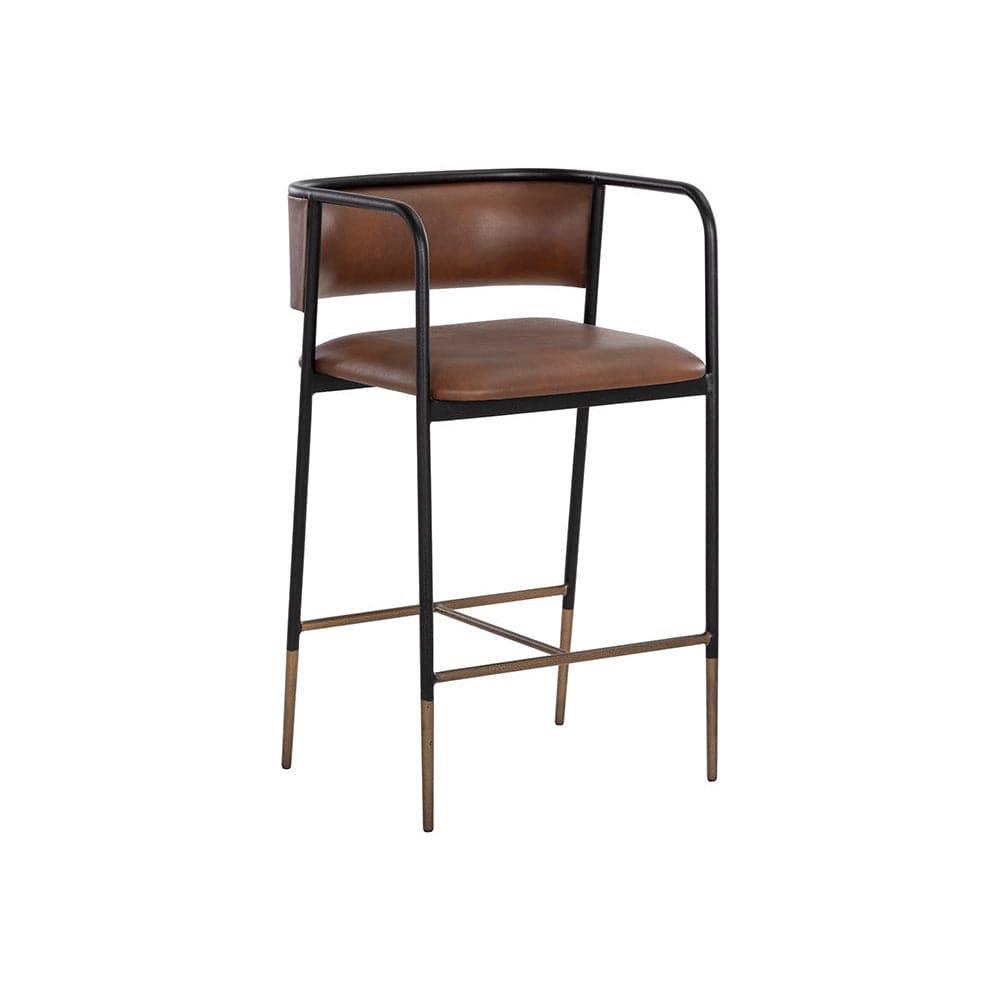 Brenan Counter Stool-Sunpan-SUNPAN-108096-Bar StoolsBravo Cognac-2-France and Son