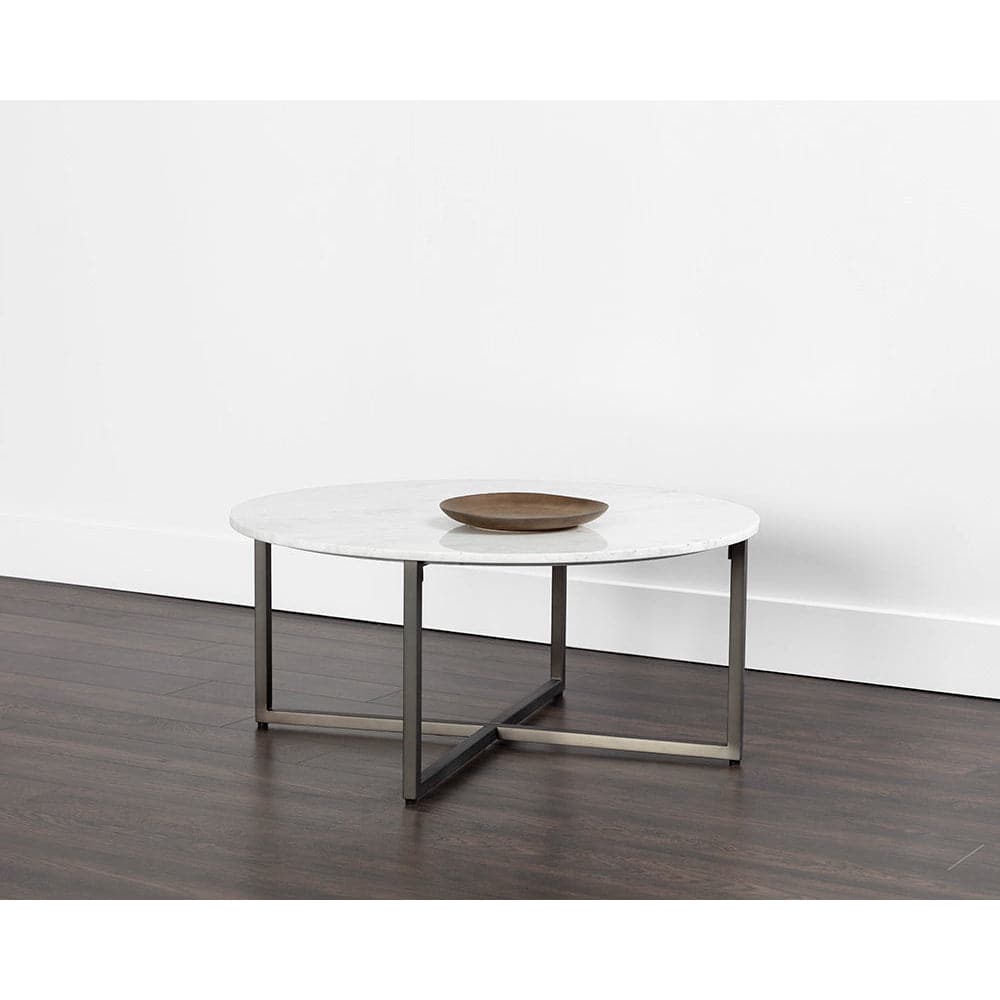 Kiara Coffee Table - Round-Sunpan-SUNPAN-108103-Coffee Tables-2-France and Son