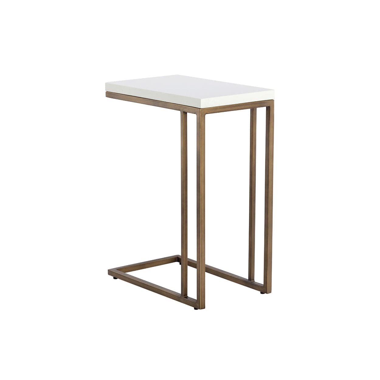 Sawyer C Shaped End Table-Sunpan-SUNPAN-102166-Side TablesGrey-4-France and Son