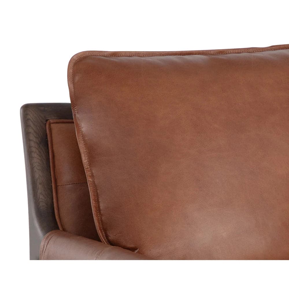 Mauti Lounge Chair-Sunpan-SUNPAN-107793-Lounge ChairsDark Brown / Cortina Ink Leather-10-France and Son