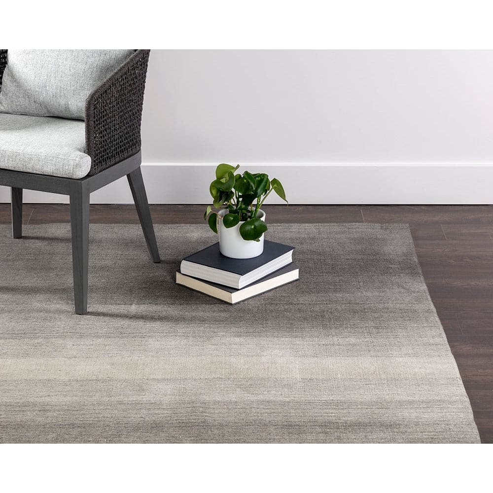 Brisbane Hand - Woven Rug - Grey - 9'' x 12''-Sunpan-SUNPAN-108296-Rugs-2-France and Son