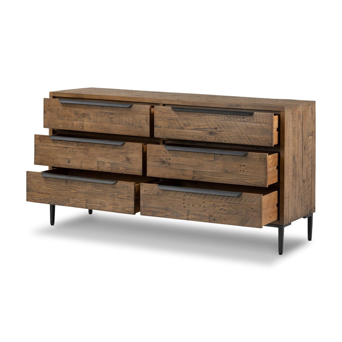 Wyeth 6 Drawer Dresser - Rustic Sandalwood