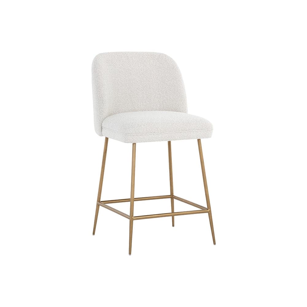 Kelty Counter Stool-Sunpan-SUNPAN-108423-Stools & OttomansGold - Copenhagen White-1-France and Son