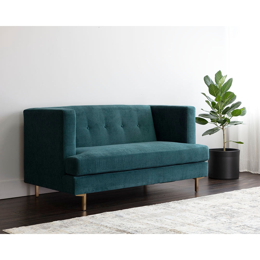 Sheridan 2 Seater Sofa-Sunpan-SUNPAN-108430-SofasDanny Teal-2-France and Son