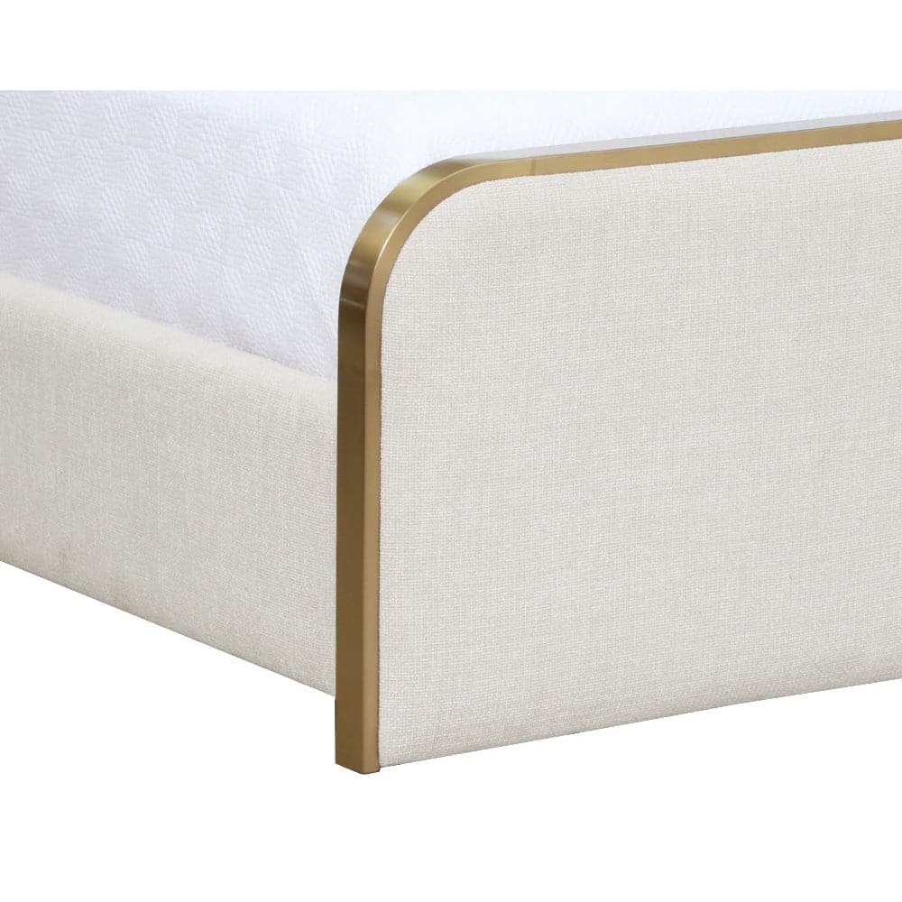 Tometi Bed - King - Chacha Cream-Sunpan-SUNPAN-108439-Beds-3-France and Son