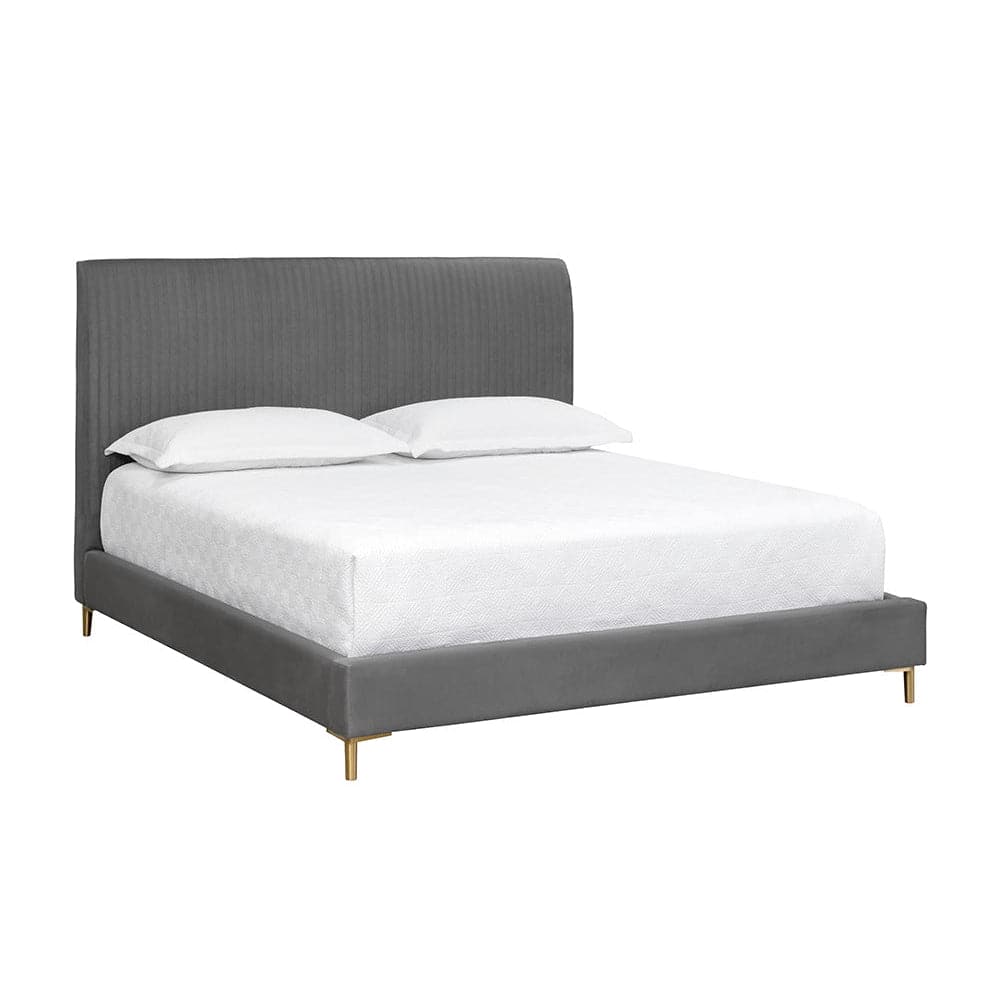 Harris Bed - King - Casablanca Storm-Sunpan-SUNPAN-108440-Beds-1-France and Son