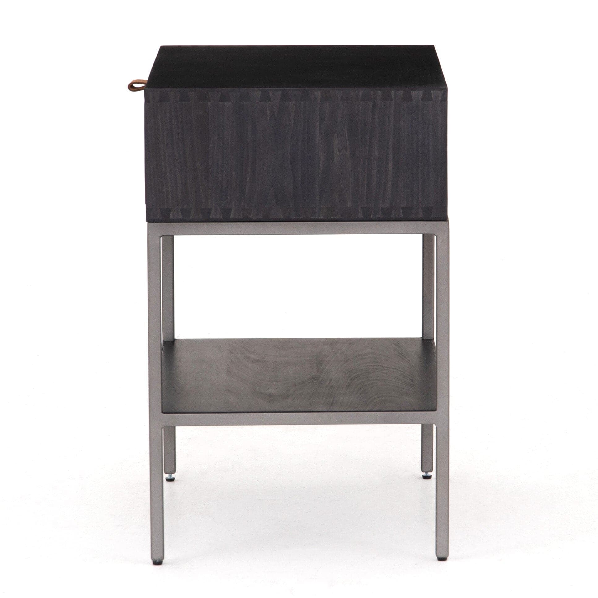 Trey Nightstand - Black Wash Poplar