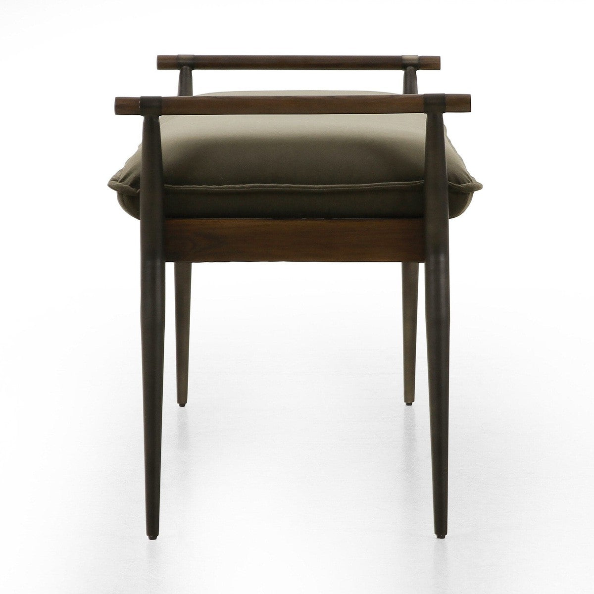 Charlotte Bench - Modern Velvet Loden