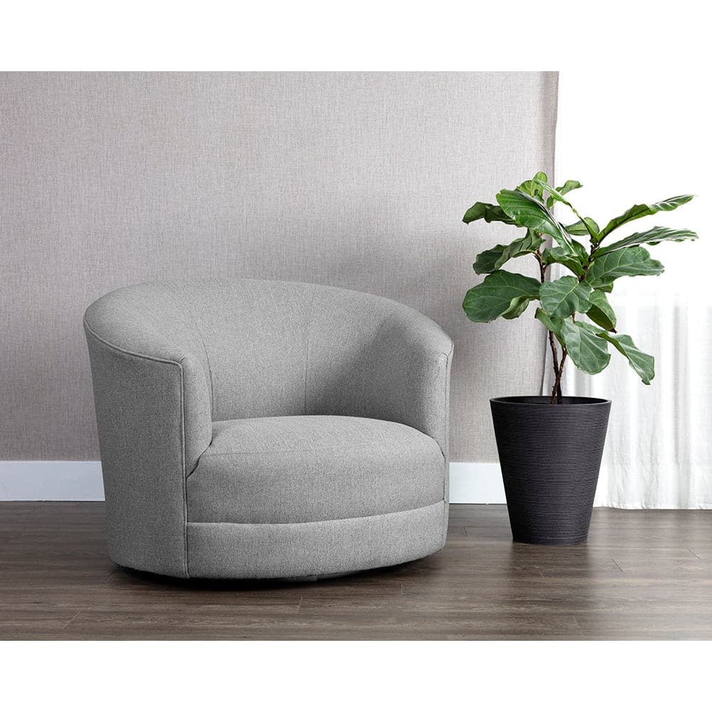 Grimaldi Swivel Armchair-Sunpan-SUNPAN-108554-Lounge ChairsLiv Sand-4-France and Son