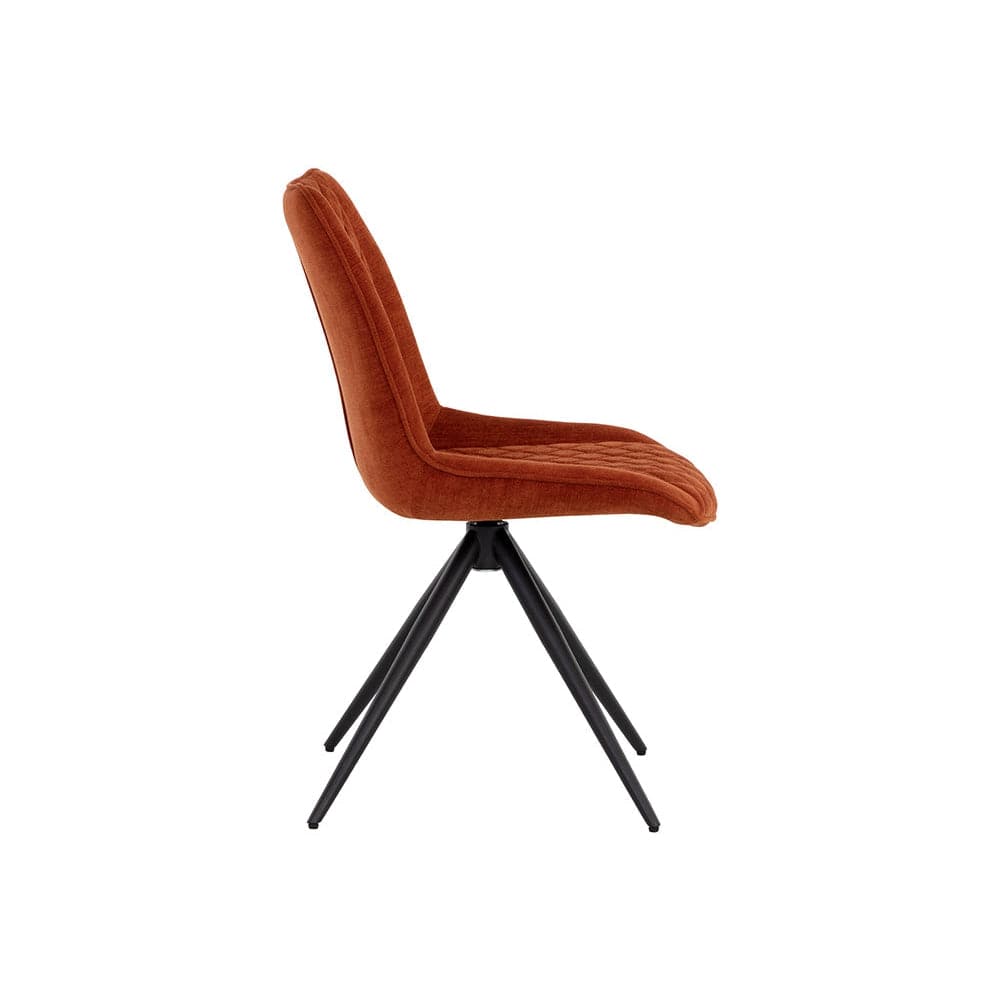 Freya Swivel Dining Chair - Danny Rust-Sunpan-SUNPAN-108599-Dining Chairs-4-France and Son