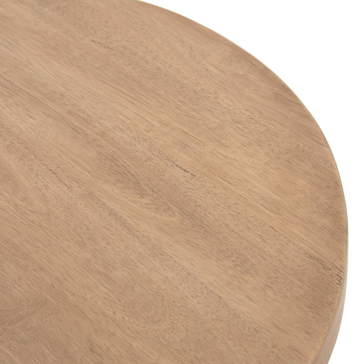 Mesa Round Coffee Table - Light Brushed Parawood