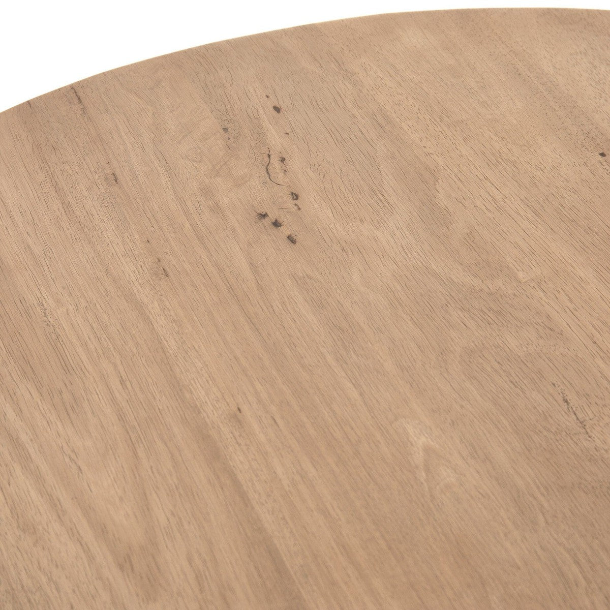 Mesa Round Coffee Table - Light Brushed Parawood