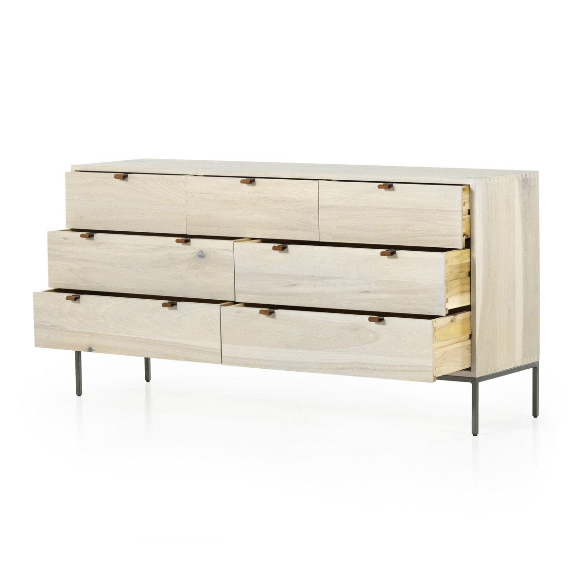 Trey 7 Drawer Dresser - Dove Poplar