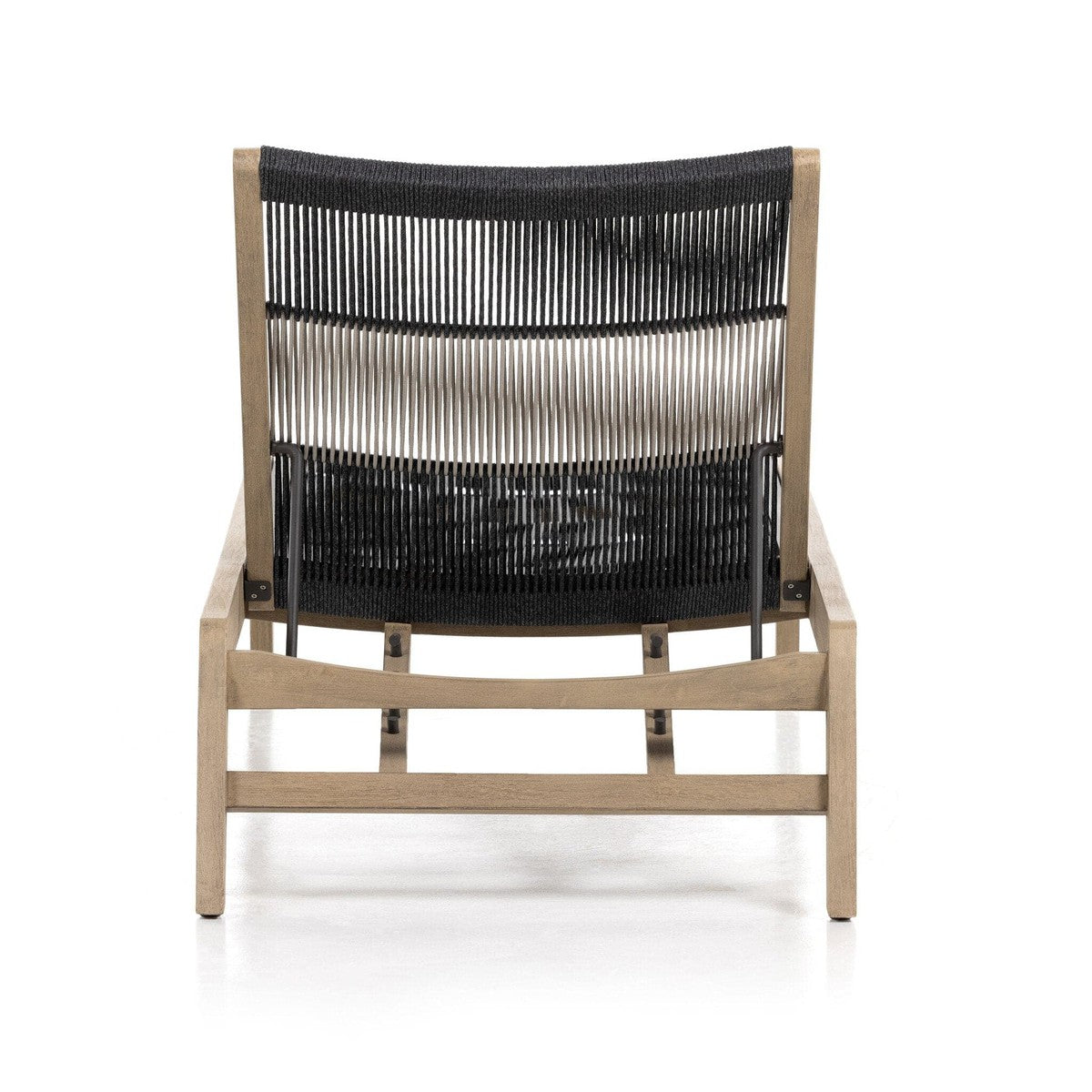 Julian Outdoor Chaise - Dark Grey Rope