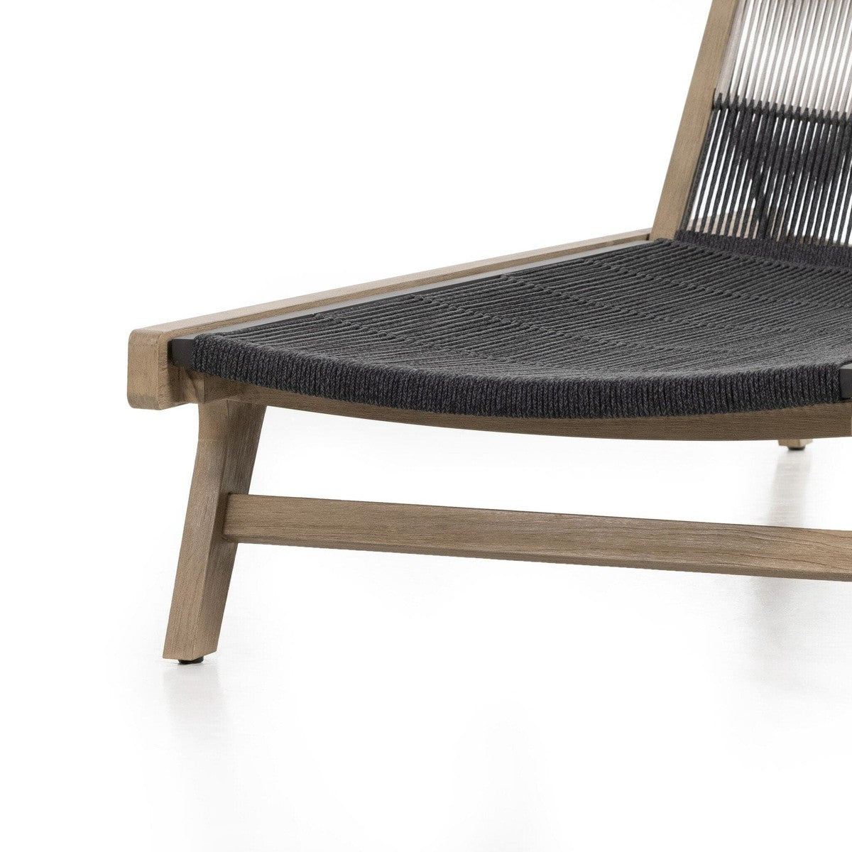 Julian Outdoor Chaise - Dark Grey Rope