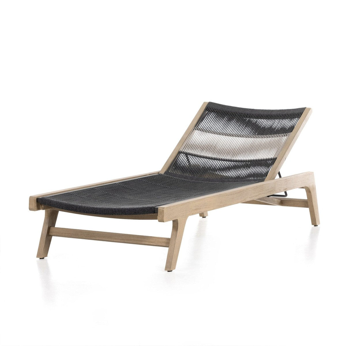 Julian Outdoor Chaise - Dark Grey Rope