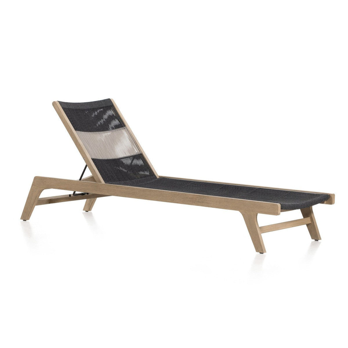 Julian Outdoor Chaise - Dark Grey Rope