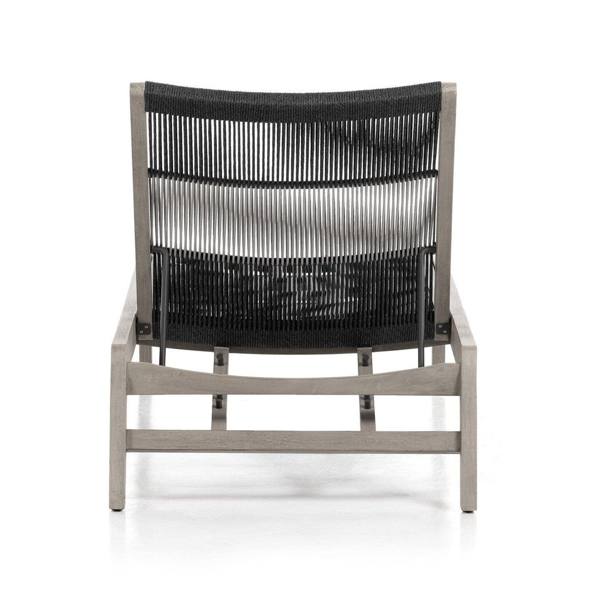 Julian Outdoor Chaise - Dark Grey Rope