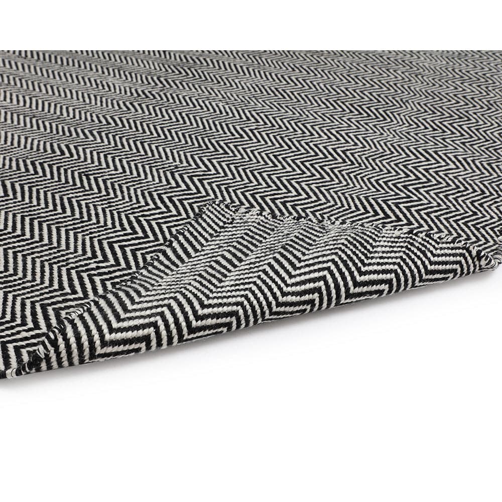 Cusco Hand - Woven Rug - 5'' x 8''-Sunpan-SUNPAN-108642-RugsBlack / White-7-France and Son