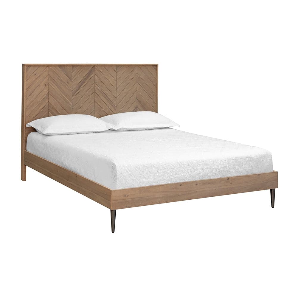 Greyson Bed - King - Light Acacia-Sunpan-SUNPAN-108668-Beds-1-France and Son