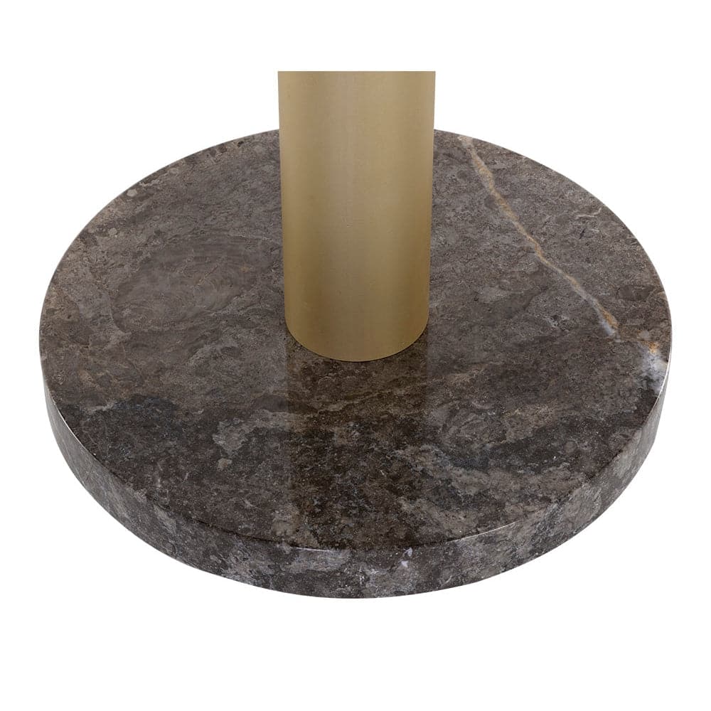 Monaco Bar Table - Gold - Grey Marble / Charcoal Grey-Sunpan-SUNPAN-108669-Outdoor Bar Tables-5-France and Son