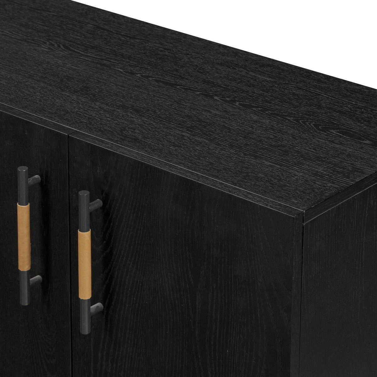 Rosedale Media Console - Ebony Oak Veneer