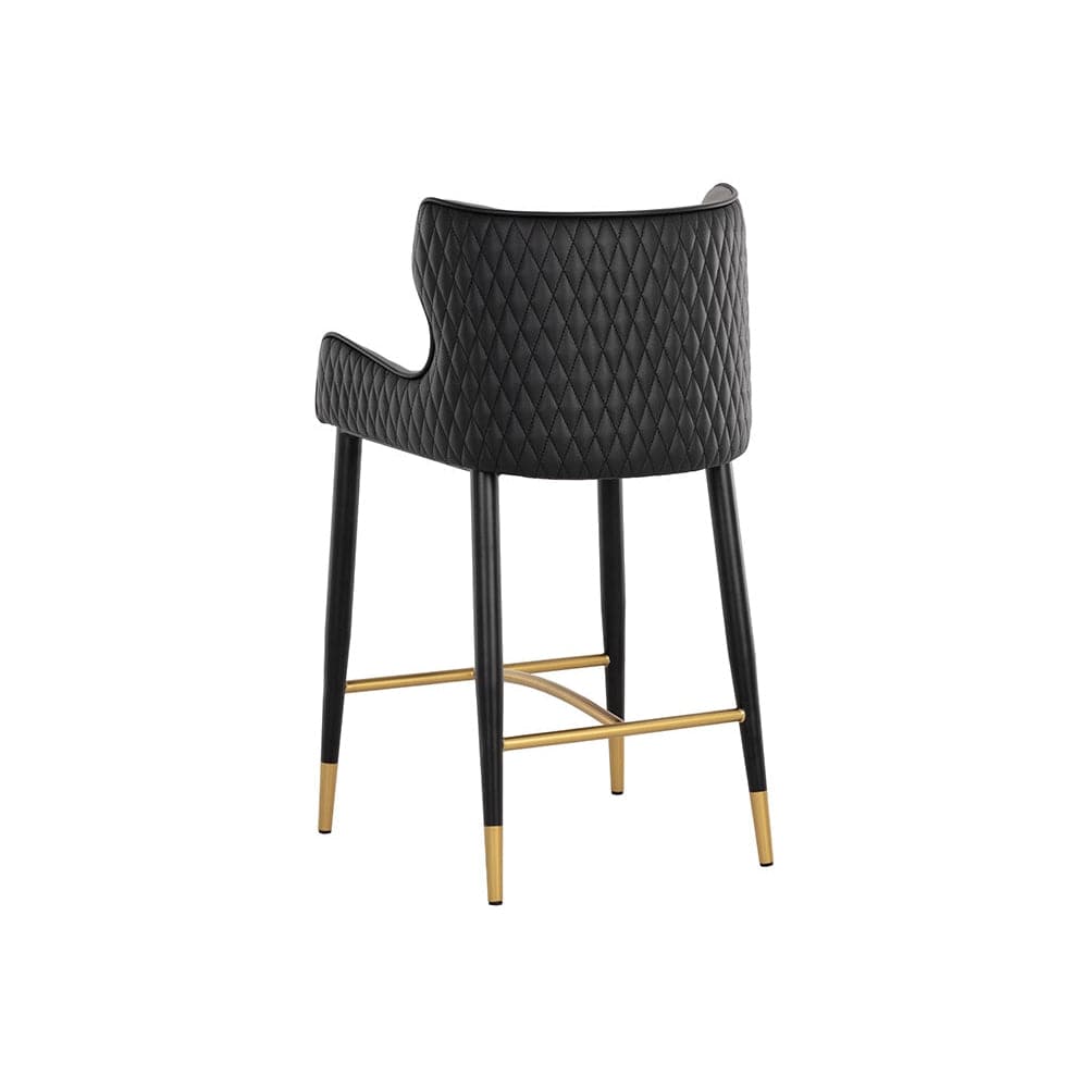 Gianni Counter Stool-Sunpan-SUNPAN-108714-Bar StoolsDillon Stratus / Dillon Black-7-France and Son