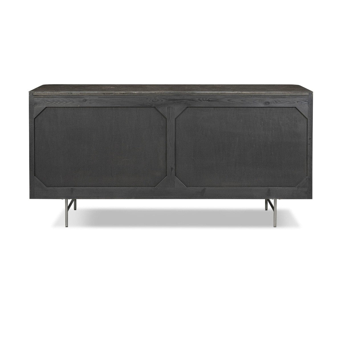 Fletcher 6 Drawer Dresser - Distressed Black