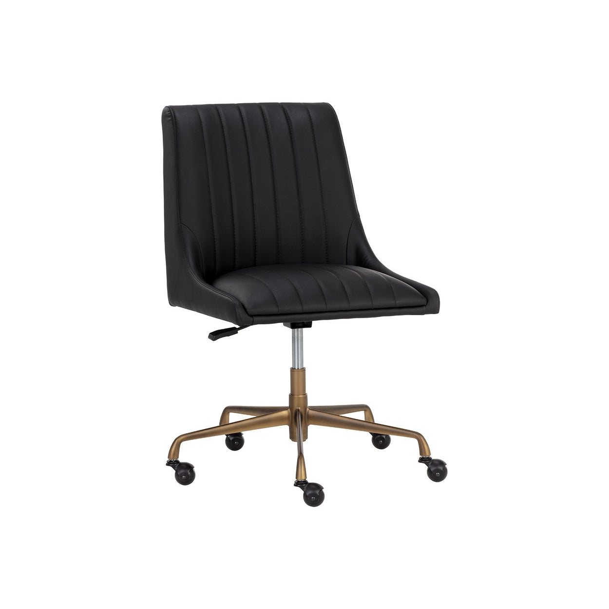 Halden Office Chair-Sunpan-SUNPAN-108729-Task ChairsVintage Black-4-France and Son