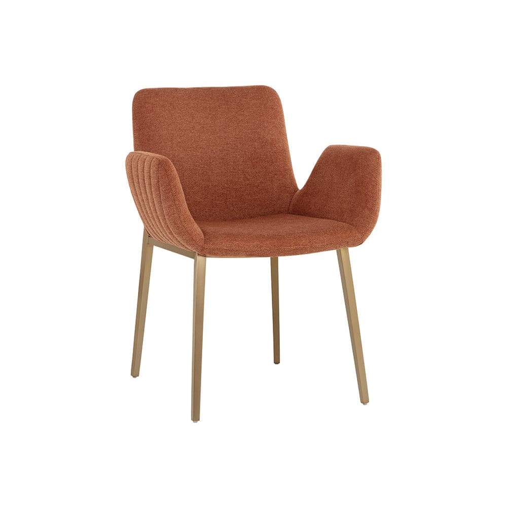 Lucano Dining Armchair-Sunpan-SUNPAN-108731-Dining ChairsBelfast Rust-2-France and Son