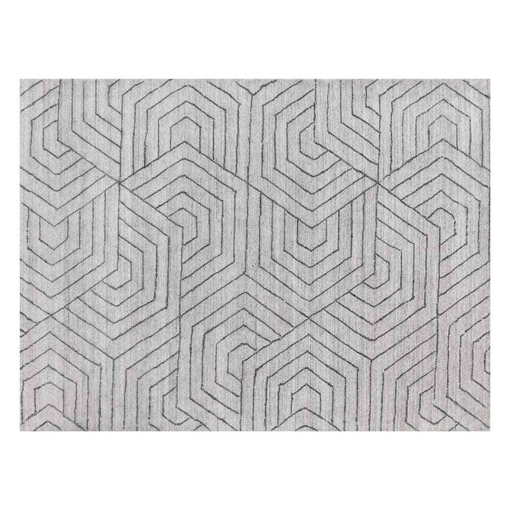 Mazey Hand - Loomed Rug - Grey-Sunpan-SUNPAN-108737-Rugs9' x 12'-1-France and Son