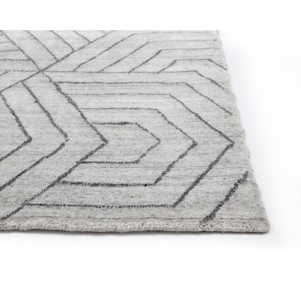 Mazey Hand - Loomed Rug - Grey-Sunpan-SUNPAN-108737-Rugs9' x 12'-4-France and Son