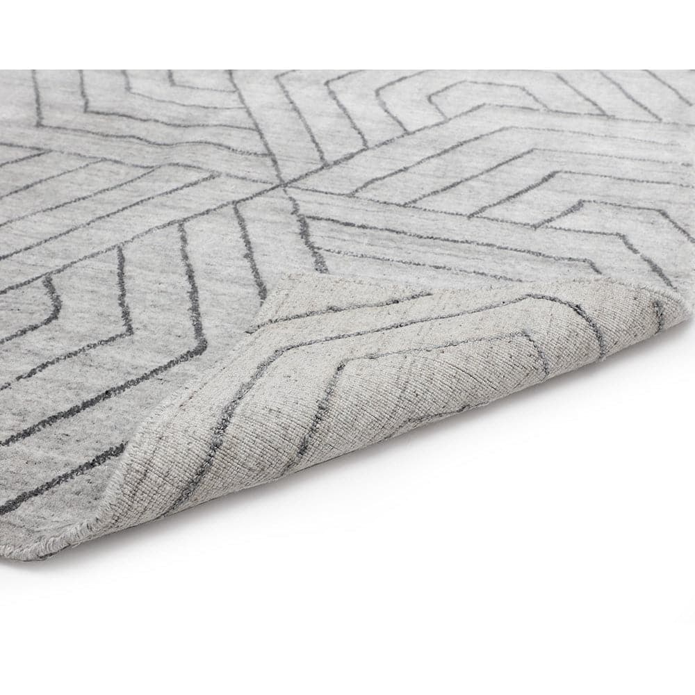 Mazey Hand - Loomed Rug - Grey-Sunpan-SUNPAN-108737-Rugs9' x 12'-5-France and Son