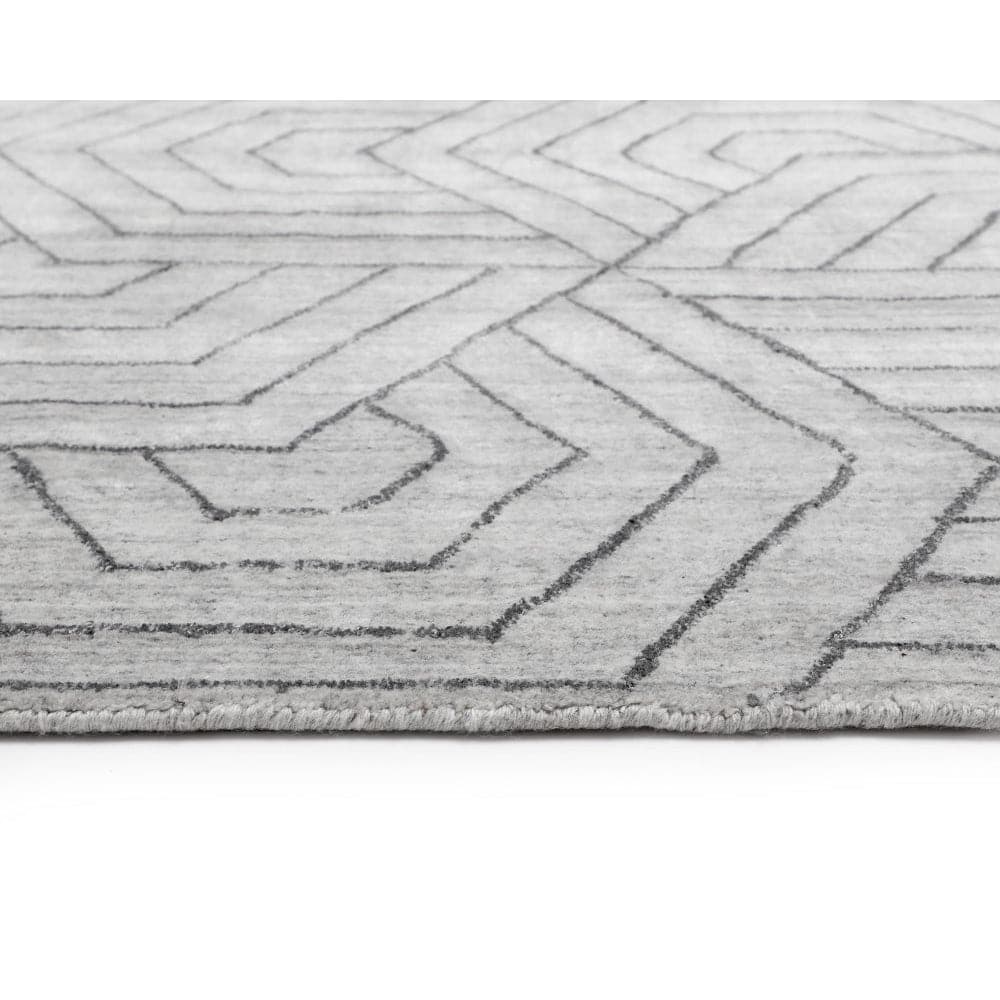 Mazey Hand - Loomed Rug - Grey-Sunpan-SUNPAN-108737-Rugs9' x 12'-6-France and Son